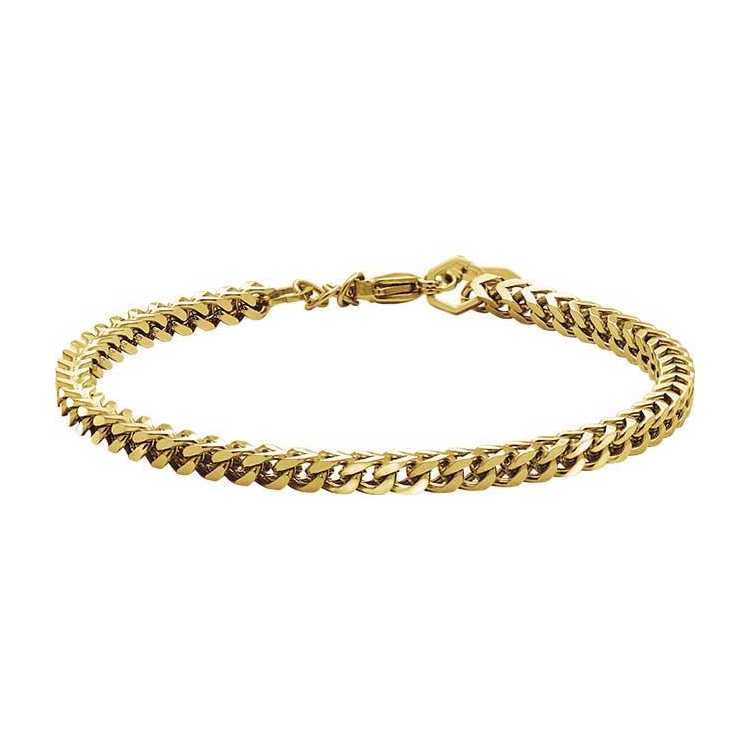 Bracelet Acier Major Pvd Jaune