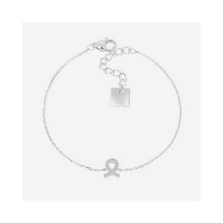 Bracelet–Taurus–Acier–Taureau - Zirconium–