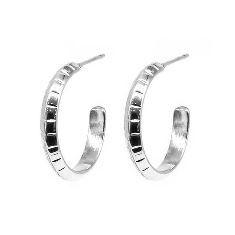 Boucle D Oreille–Mini Bo–Acier–20Mm