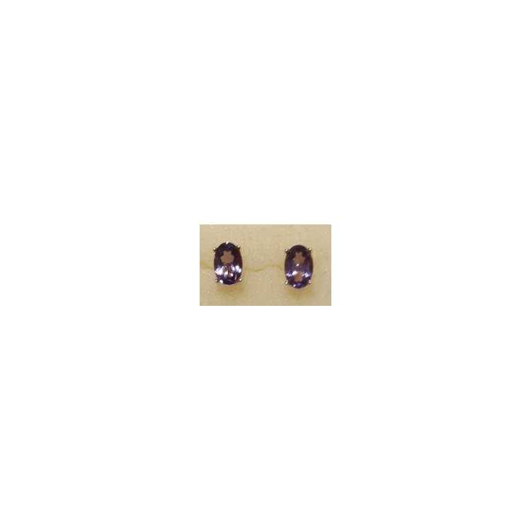 Boucles D'Oreilles Amethystes