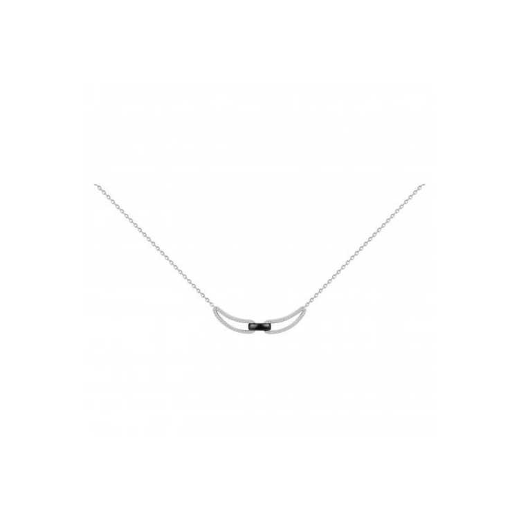 Collier Argent 68 Oxydes De Zirconium