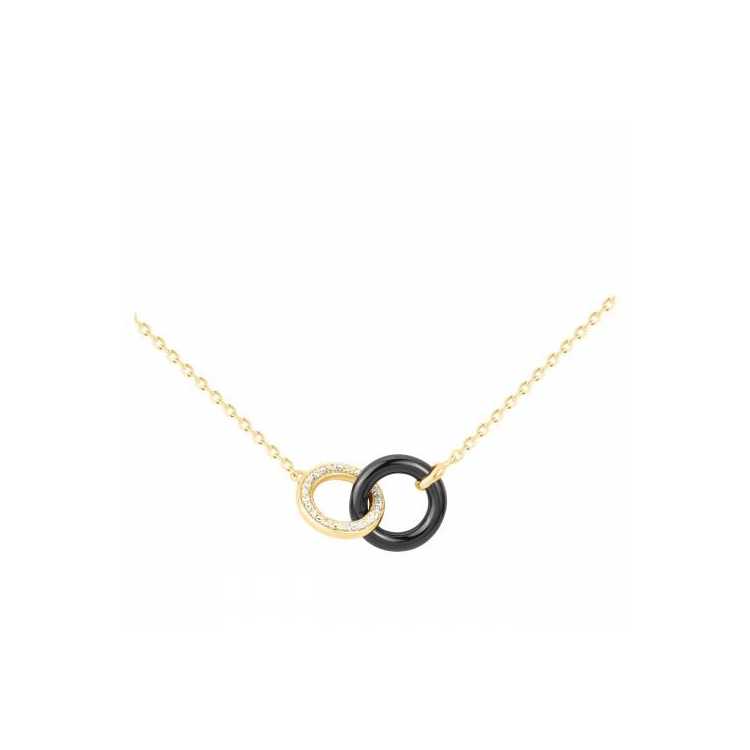 Collier . Pl.Or Eo 3M14K Ceram. Et 26 Oz -42+3Cm