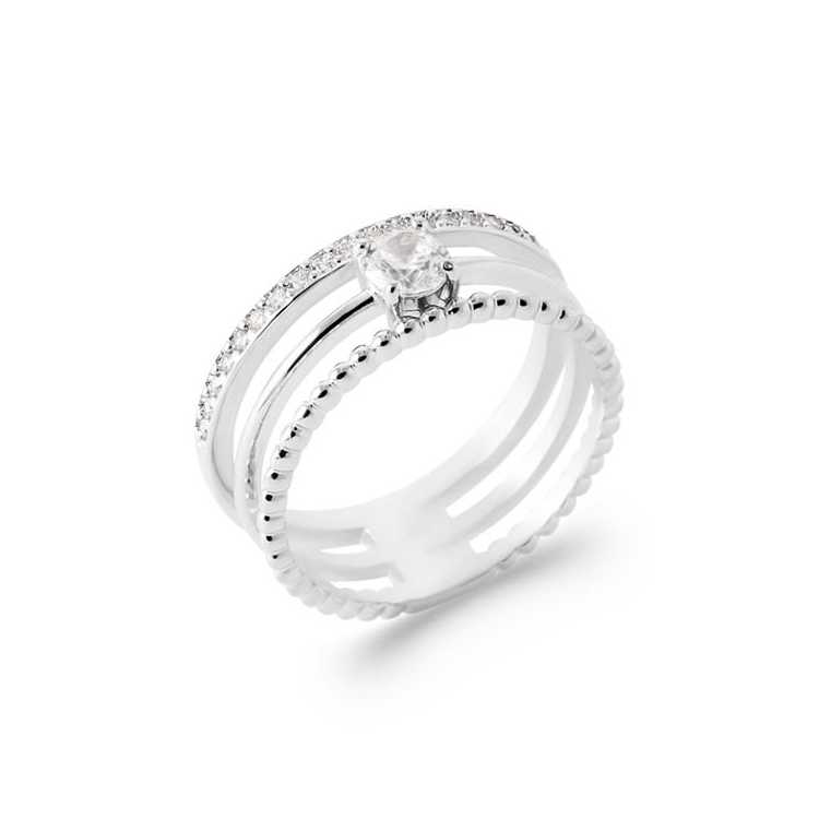 Bague Argent 925 Rhodie Oz