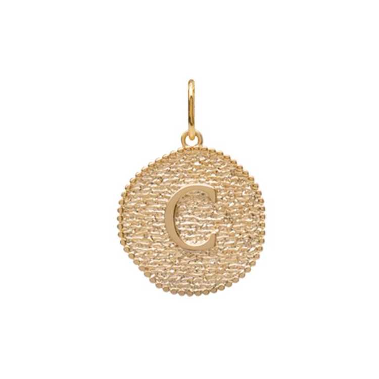 Pendentif Plor Lettre C