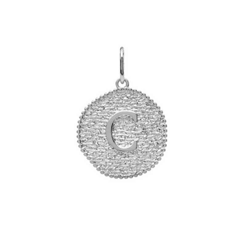 Pendentif Ag 925 Lettre C