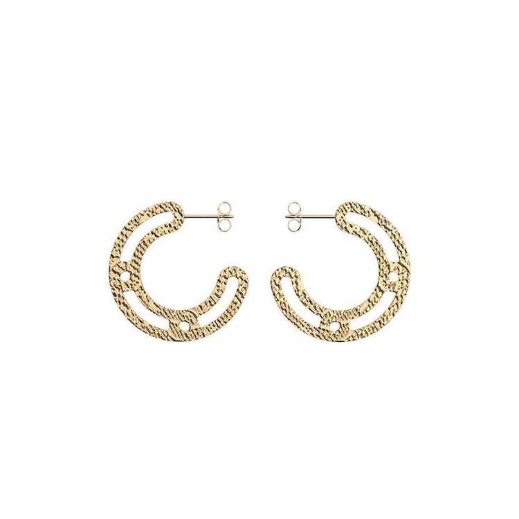 Boucles D'Oreilles Les Georgettes Dore Bri Ecaille