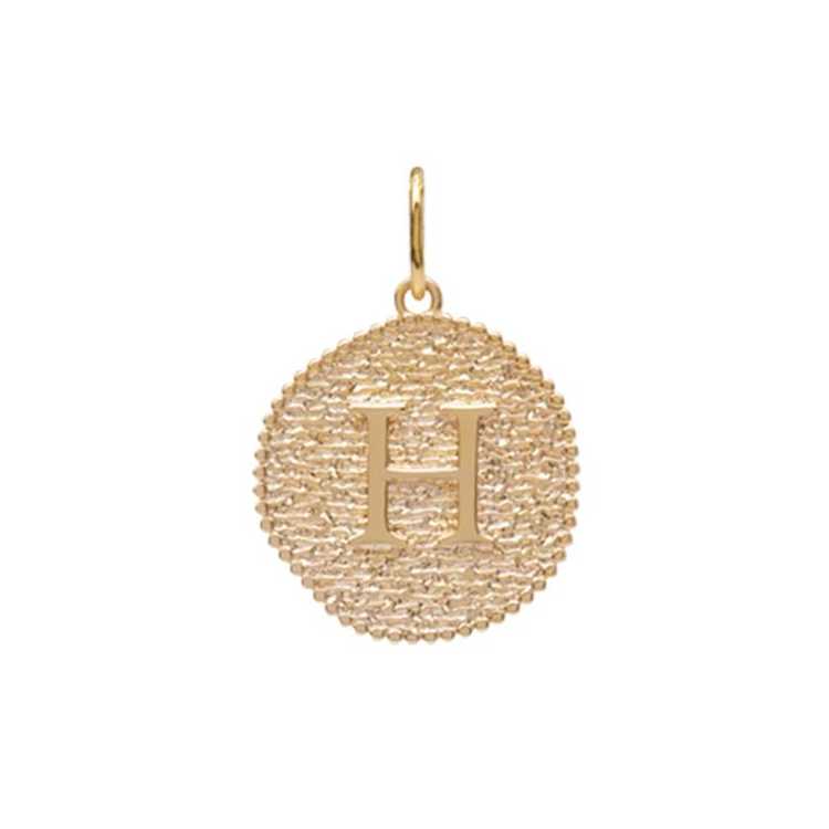 Pendentif Plor Lettre H