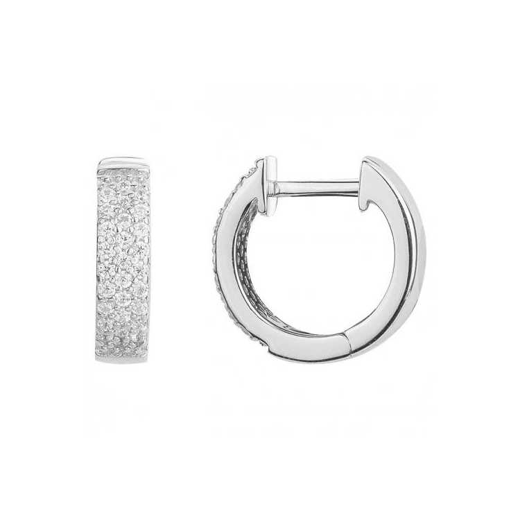 Boucles D'Oreilles Argent Et 56Oz