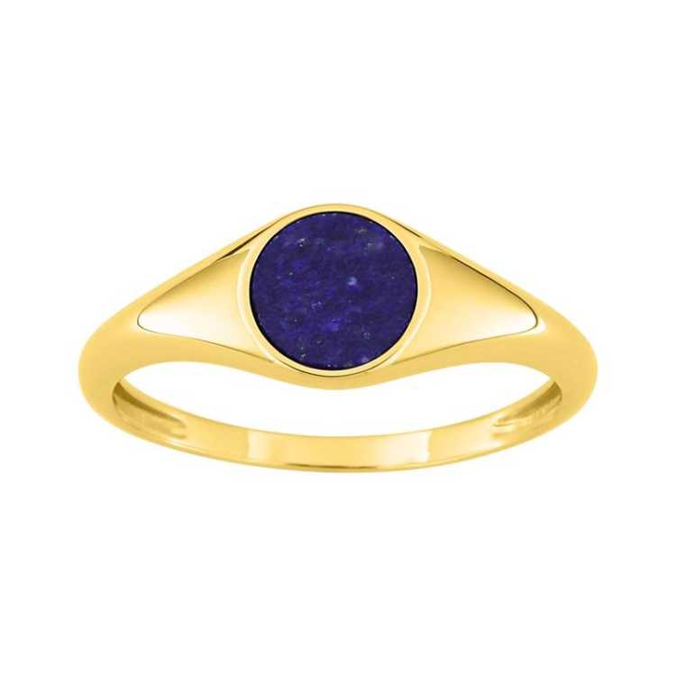 Chevalière Lapis-Lazuli Or750J