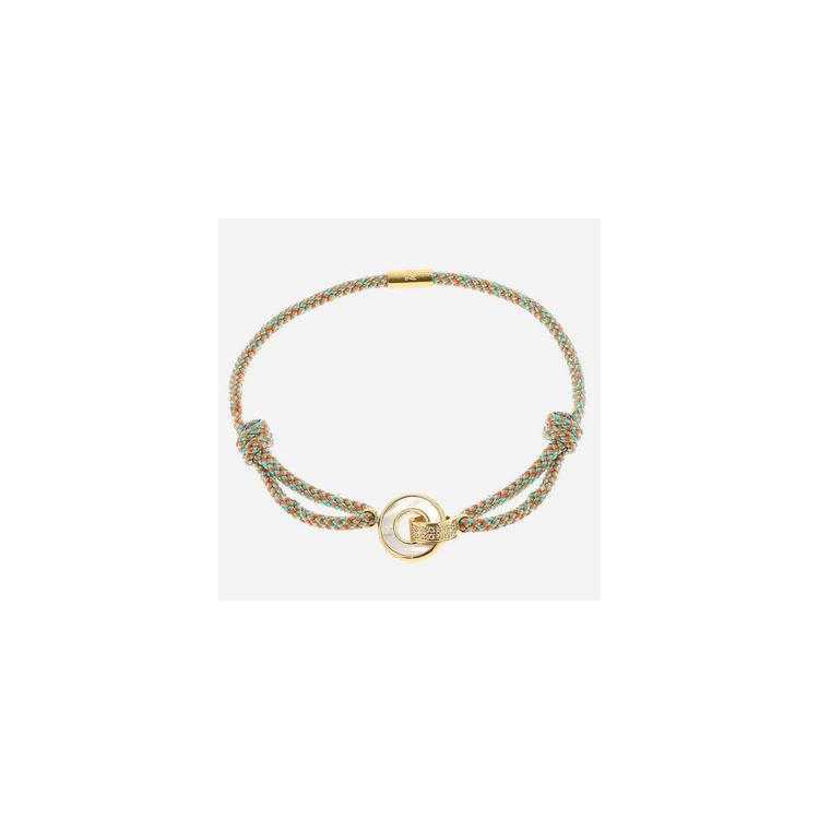 Bracelet–Katia–Acier Dore–Zirconium Sertis-Nacre