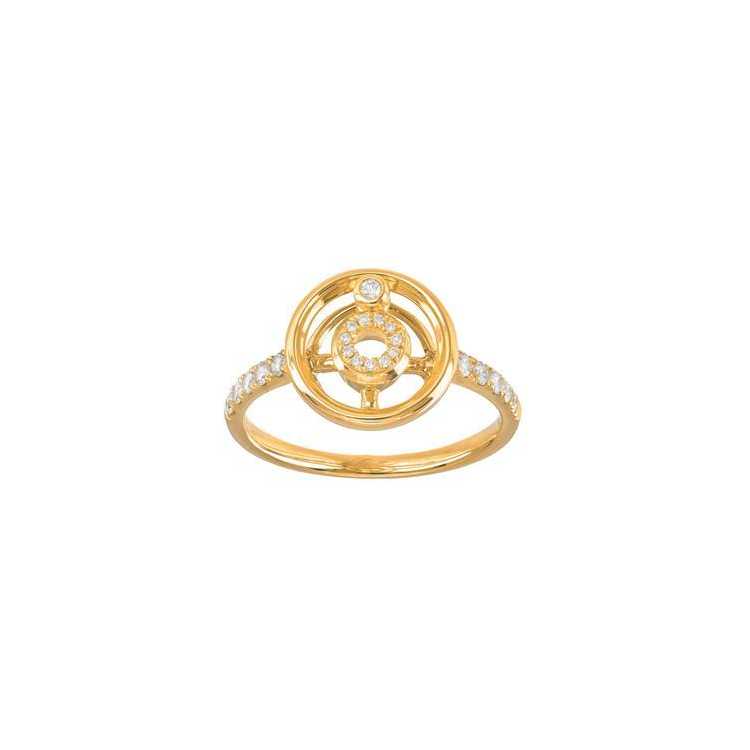 Bague Hoop Diamants 0.22 Ct