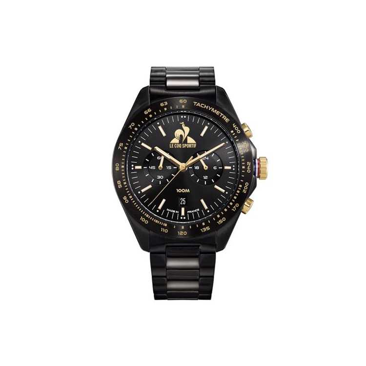 Montre Le Coq Sportif Quartz Date Metal Noir