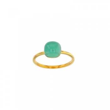 Bague Chrysoprase