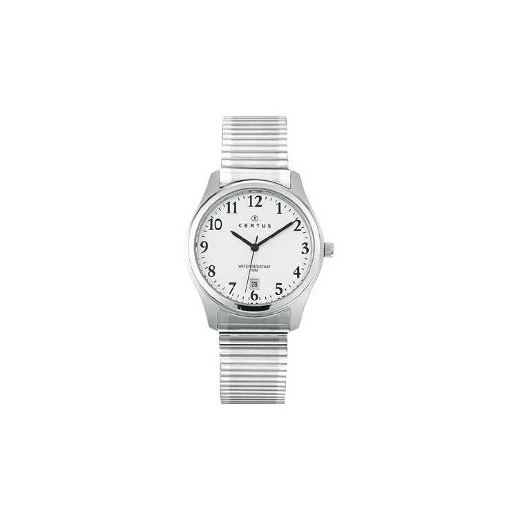 Montre Certus Homme Acier Cad Fd Blanc