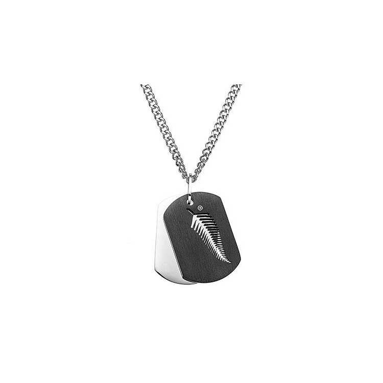 Bijoux Pendentif All Blacks Acier