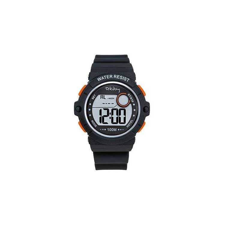 Montre Homme Lcd/Digital Tdb Silicone/Plastique