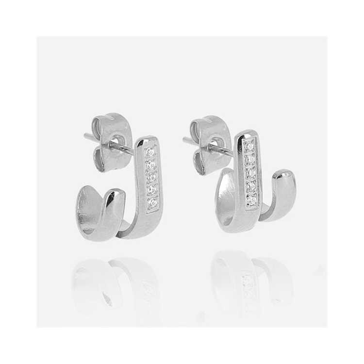 Boucle D Oreille–Medium–Acier–Zirconium