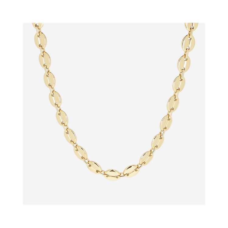 Collier Maillon–Acier Dore–38+7Cm