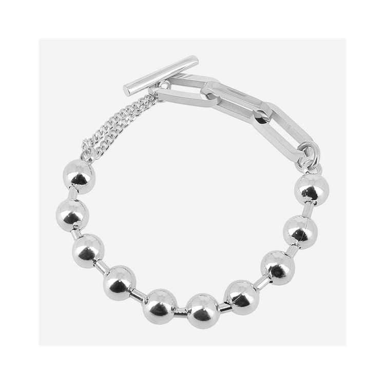 Braceletâ–Simpleâ–Acierâ–8Mm 19.5Cm