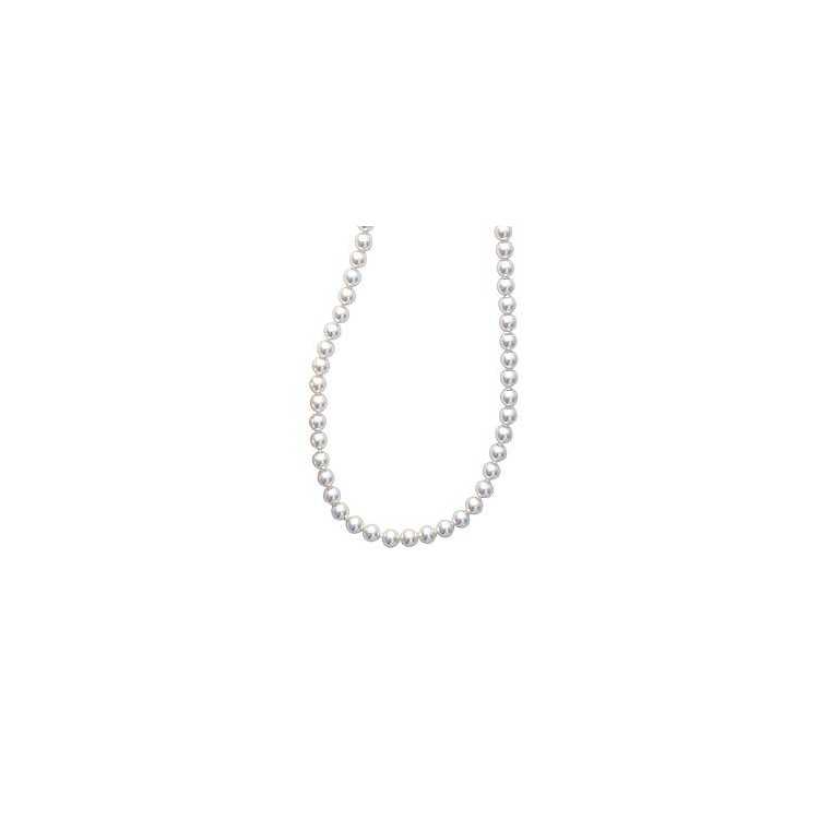 Collier Pl-Or 750 3Mic Perles Imit