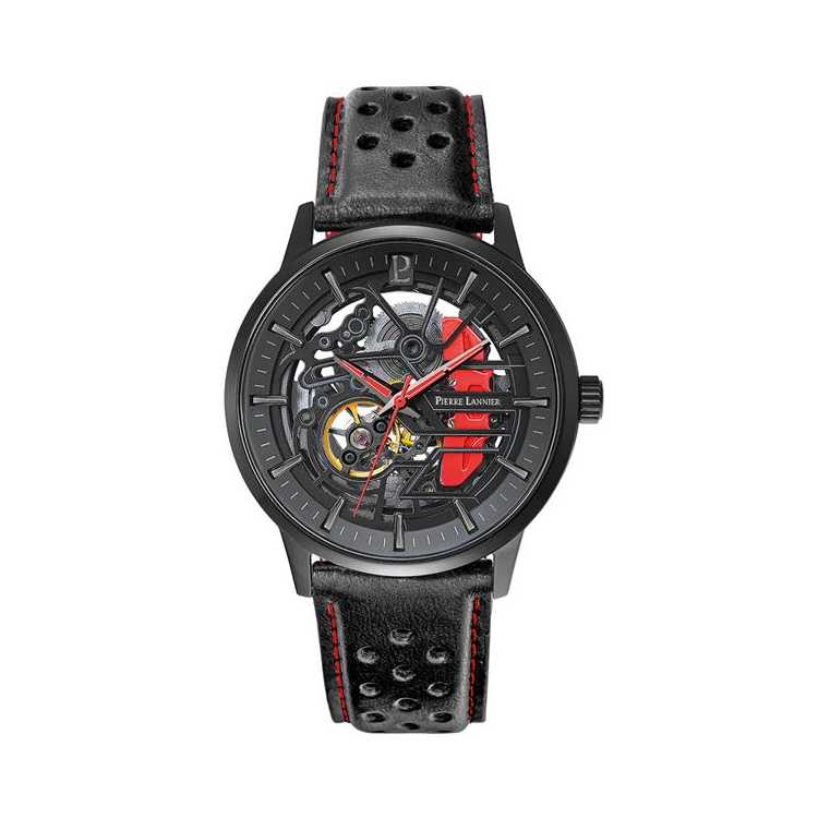 Montre Paddock Noir Cuir