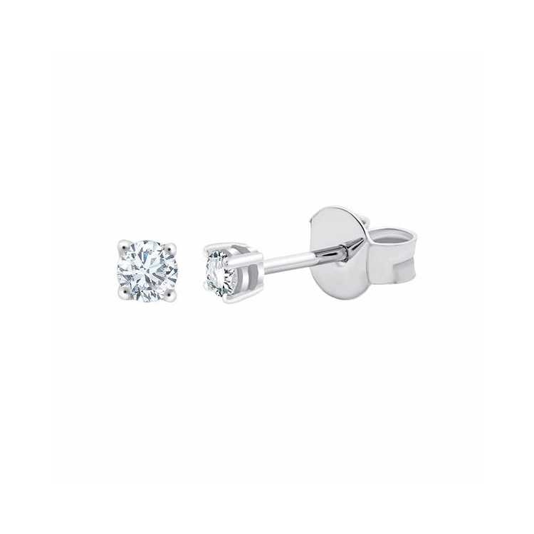 Boucles D'Oreilles Diamats 0.09 Cts