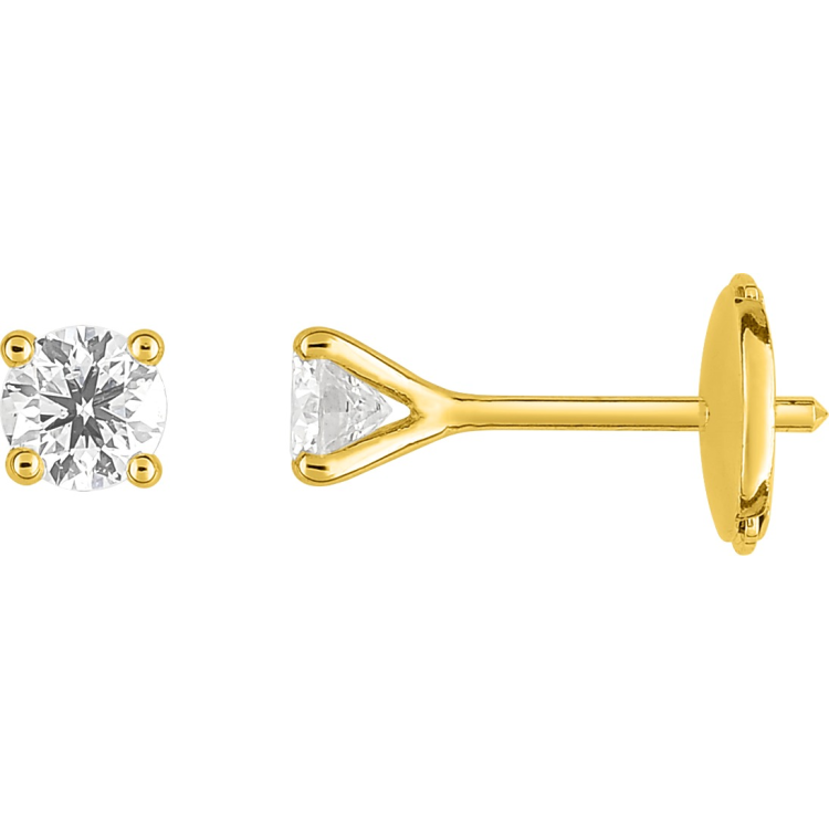 Boucles d'oreilles Diamants Or Jaune 750/1000