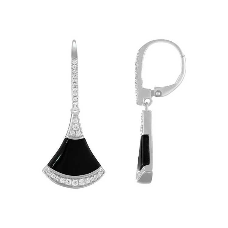 LGende- Boucles D'Oreilles . Argent (6,20 Gr.)  - Agate