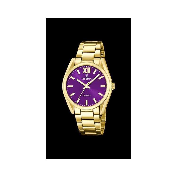 Montre Femme Fond Violet