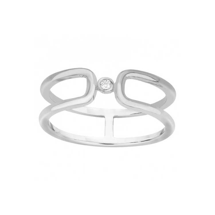 Bague Argent Dts 0,015Cts