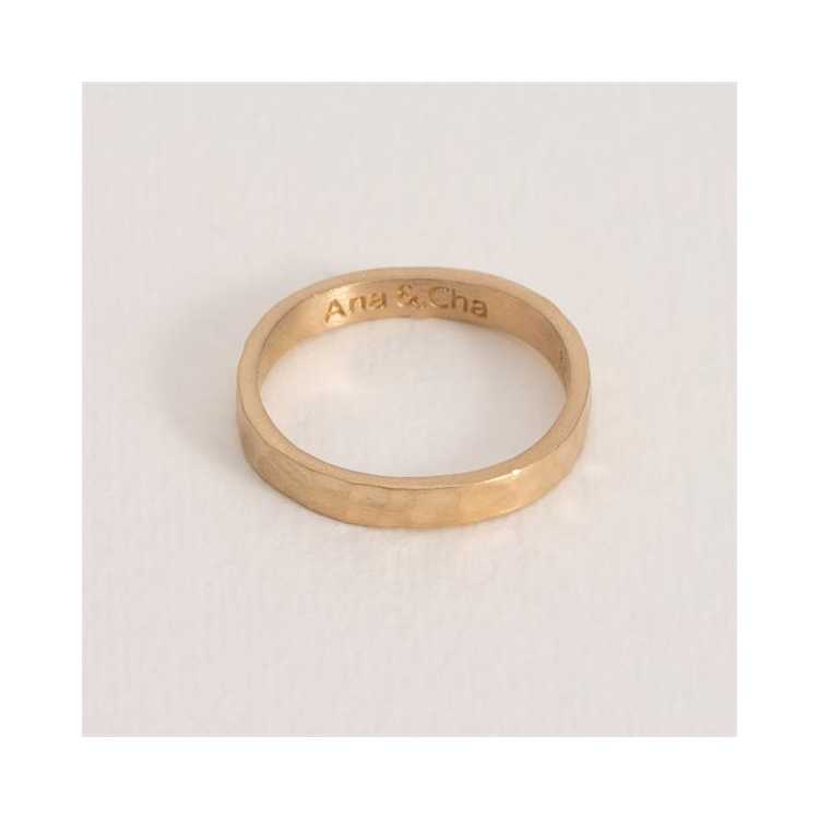 Bague Azelia Pl-Or 750 3Mic