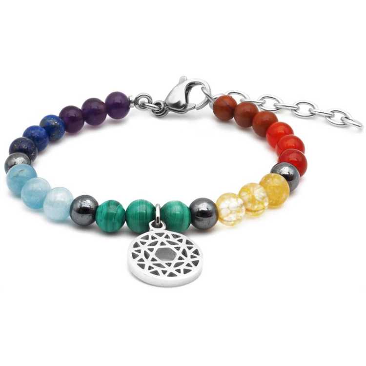 Bracelets Acier Bracelet Stilivita En Acier - 7 Chakras - Ja