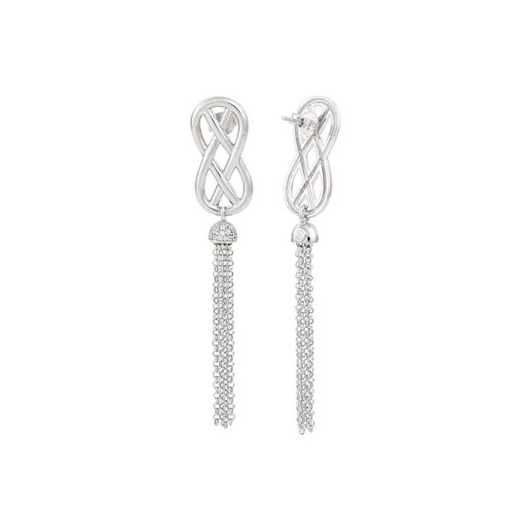 Boucles Oreilles Pendantesargent 925 + Oxydes